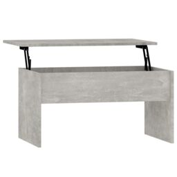 Berkfield Home Coffee Table Concrete Grey 80x50.5x41.5 cm Engineered Wood - thumbnail 2