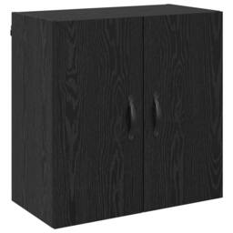 Berkfield Home Wall Cabinet Black oak 60 x 31 x 60 cm Engineered wood - thumbnail 3