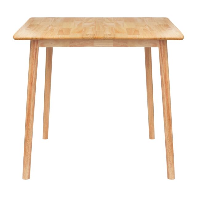 Nicholas Winter Square Wooden Dining Table - 90cm x 90cm - Natural - Size: 90 cm x 90 cm - image 1