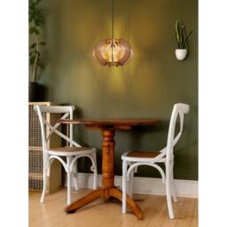 Netlighting Sakura 34cm Wire Frame Pendant Ceiling Light Matt Black 1x E27 - thumbnail 6