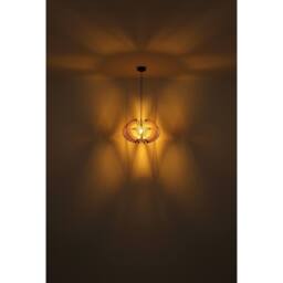 Netlighting Sakura 34cm Wire Frame Pendant Ceiling Light Matt Black 1x E27 - thumbnail 5