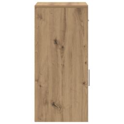 Berkfield Home Oak Storage Cabinet Artisan Oak Engineered Wood Medium in Brown - thumbnail 6