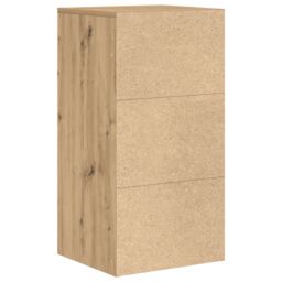 Berkfield Home Oak Storage Cabinet Artisan Oak Engineered Wood Medium in Brown - thumbnail 7