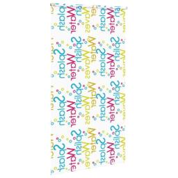 Berkfield Home Shower Roller Blind 130x240 cm Fabric Width 126 cm in White - thumbnail 4
