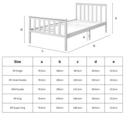 Aspire Atlantic Bed Frame in Natural Wood Colour - Size: Single - thumbnail 7