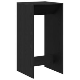 Berkfield Home Bar Table Black Oak 51x50x103, 5 cm Engineered Wood - thumbnail 2