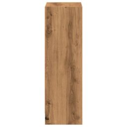 Berkfield Home Bookcase Artisian Oak 40x24x76 cm Engineered Wood in Brown - Size: 40 x 24 x 76 cm - thumbnail 5