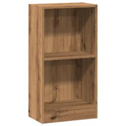 Berkfield Home Bookcase Artisian Oak 40x24x76 cm Engineered Wood in Brown - Size: 40 x 24 x 76 cm - thumbnail 2