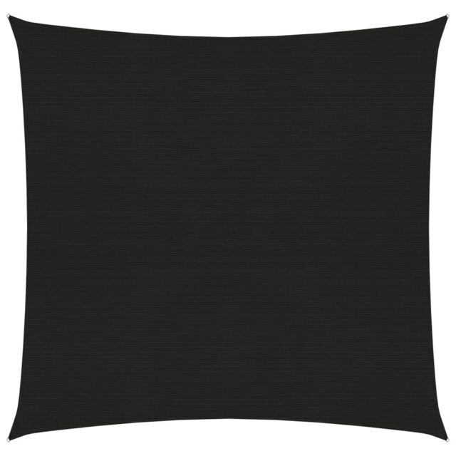 Berkfield Home Sunshade Sail 160 g/m ² Black 2x2 m HDPE - image 1