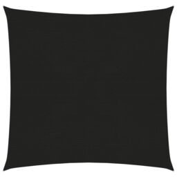 Berkfield Home Sunshade Sail 160 g/m ² Black 2x2 m HDPE - thumbnail 1