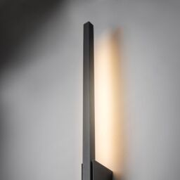 CGC Lighting Anthracite Dark Grey Long Slim LED Outdoor Indoor Wall Light 3000k Warm White 12W IP54 - thumbnail 5