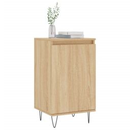 Berkfield Home Sideboards 2 pcs Sonoma Oak 40x35x70 cm Engineered Wood in Brown - Size: 40 x 35 x 70 cm - thumbnail 3
