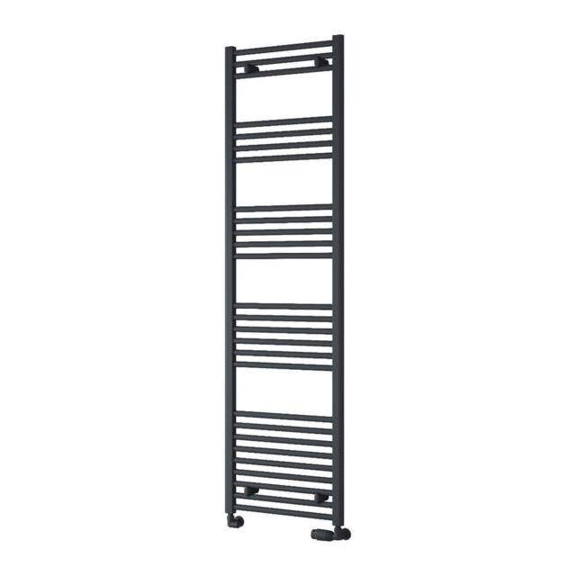 Bathroom Kingdom Capo Anthracite Straight Heated Towel Rail 1800x500 in Grey - image 1