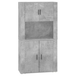 Berkfield Home Highboard Concrete Grey Engineered Wood - thumbnail 2