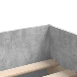 Berkfield Home Bed Frame with Drawers without Mattress Concrete Grey 90x200 cm - thumbnail 9