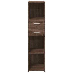 Berkfield Home Highboard Brown Oak 30x42.5x124 cm Engineered Wood - thumbnail 4