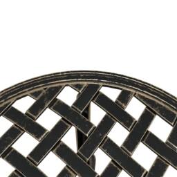 Berkfield Home Garden Table Bronze √ò48x53 cm Cast Aluminium - Size: 48x53 cm - thumbnail 9