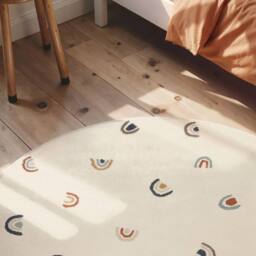 THE RUGS Adventures Kids Rug Ravi Cream Multicolour Kids Bedroom Rug - Size: 160 cm diameter - thumbnail 4