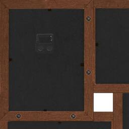 Berkfield Home Modern Collage Photo Frame for 24x(13x18 cm) Picture Dark Brown MDF - Size: 13x18 cm - thumbnail 5