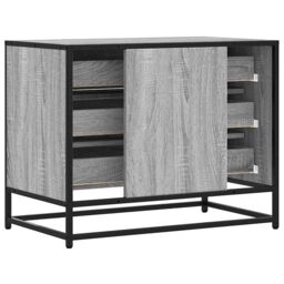 Berkfield Home Drawer Cabinet Grey Sonoma 70x41x56 cm Engineered Wood - Size: 70 x 41 x 56 cm - thumbnail 7