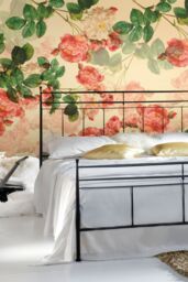 Origin Murals Classic Rose Design Wall Mural in Natural - Size: W350 cm x H280 cm - thumbnail 1