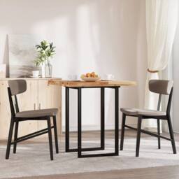 Berkfield Home Table Top Square 70x70x4 cm Solid Wood Acacia in Brown - Size: 70 x 70 x 4 cm - thumbnail 3