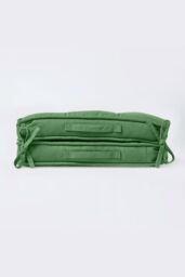 Homescapes Cotton Travel Support Booster Cushion in Dark Green - Size: 50 cm x 50 cm - thumbnail 5