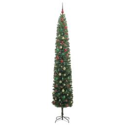 Berkfield Home Artificial Christmas Tree with 300 LEDs with Stand Green 270 cm - thumbnail 6