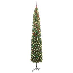 Berkfield Home Artificial Christmas Tree with 300 LEDs with Stand Green 270 cm - thumbnail 3
