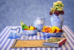 Verano Spanish Ceramics Burbujas Blue & White Ceramic Vase Home Décor Table Centrepiece 28cm - Size: 1 Pack - thumbnail 2