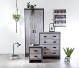 GFW Boston 3 Piece Bedroom Set in Grey - thumbnail 1