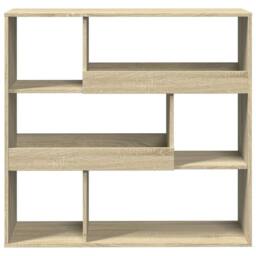 Berkfield Home Room Divider Sonoma Oak 100x33x94.5 cm Engineered Wood in Brown - thumbnail 4