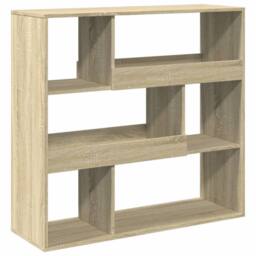 Berkfield Home Room Divider Sonoma Oak 100x33x94.5 cm Engineered Wood in Brown - thumbnail 2