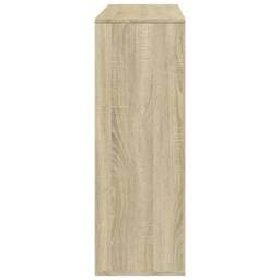 Berkfield Home Room Divider Sonoma Oak 100x33x94.5 cm Engineered Wood in Brown - thumbnail 5