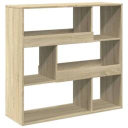 Berkfield Home Room Divider Sonoma Oak 100x33x94.5 cm Engineered Wood in Brown - thumbnail 6