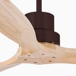 Netlighting Lantau Large Brown Pine Ceiling Fan With DC Motor 6 Speed - thumbnail 2