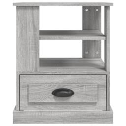 Berkfield Home Side Table Grey Sonoma 50x50x60 cm Engineered Wood - Size: 50 x 50 x 60 cm - thumbnail 6