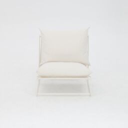 Home Detail Marina Steel Garden Chair in White - thumbnail 3