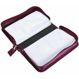 FLAVORA Rose 128 CD Case DVD Wallet Cover Disc Storage in Burgundy - Size: 1000mm - thumbnail 5