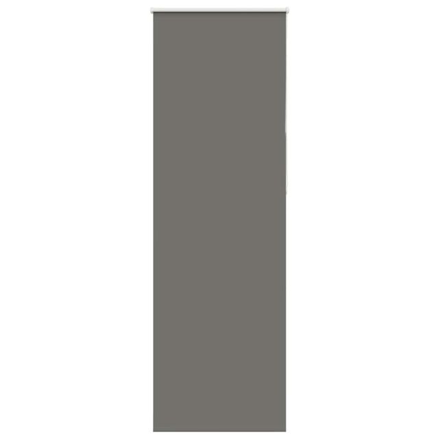 Berkfield Home Roller Blind Blackout Grey 80x210 cm Fabric Width 75.7 cm Polyester - image 1