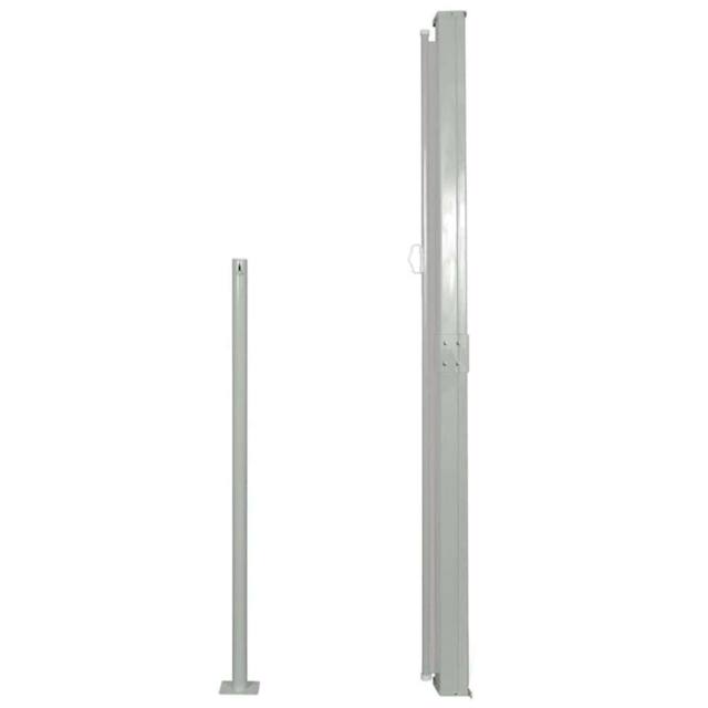 Berkfield Home Patio Retractable Side Awning 170x300 cm Grey - image 1