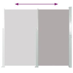 Berkfield Home Patio Retractable Side Awning 170x300 cm Grey - thumbnail 6