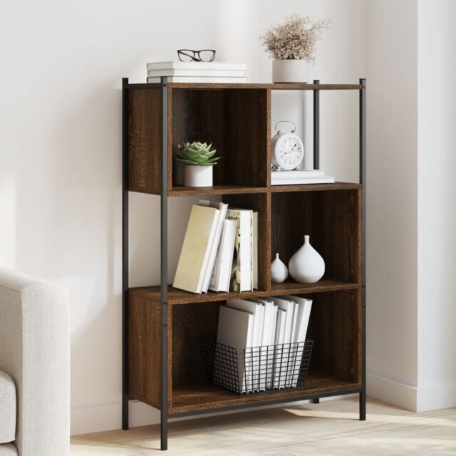 Berkfield Home Bookcase Brown Oak 72x28x109 cm Engineered Wood - Size: 72 x 28 x 109 cm - image 1