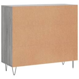 Berkfield Home Sideboard Grey Sonoma 90x34x80 cm Engineered Wood - Size: 90 x 34 x 80 cm - thumbnail 8
