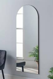 Yearn Mirrors Minimal Arch Black Full Length Mirror 150x60cm - Size: 150x60 cm - thumbnail 1