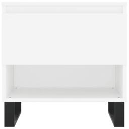 Berkfield Home Modern Coffee Tables 2 pcs White 50x46x50 cm Engineered Wood - Size: 50 x 46 x 50 cm - thumbnail 6