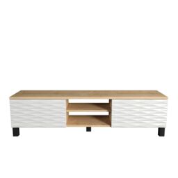 Decorotika Lukas TV Stand TV Unit for TVs up to 64 inch in Light Oak - thumbnail 4
