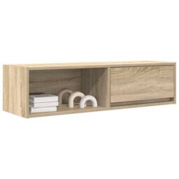 Berkfield Home TV Cabinets 2 pcs Sonoma Oak 100x31x25.5 cm Engineered Wood in Light Tan - thumbnail 4