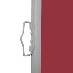 Berkfield Home Patio Retractable Side Awning 140x600 cm Red - thumbnail 4