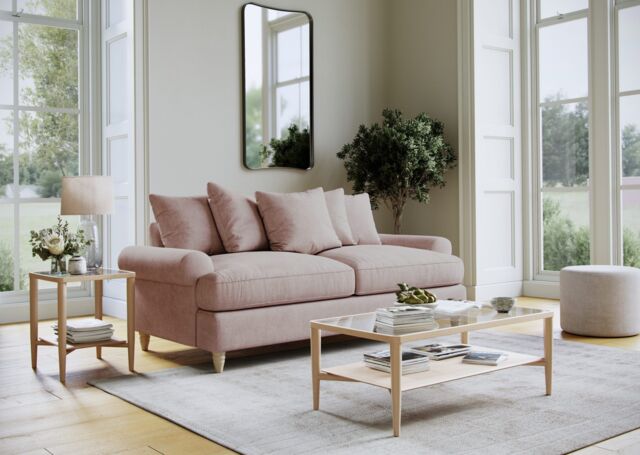 The Great Sofa Company Beatrice Large Sofa Faro Soft Pink